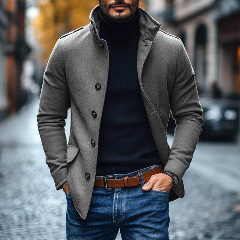 Jack™ | Men's Wool Blend Slim Lapel Coat