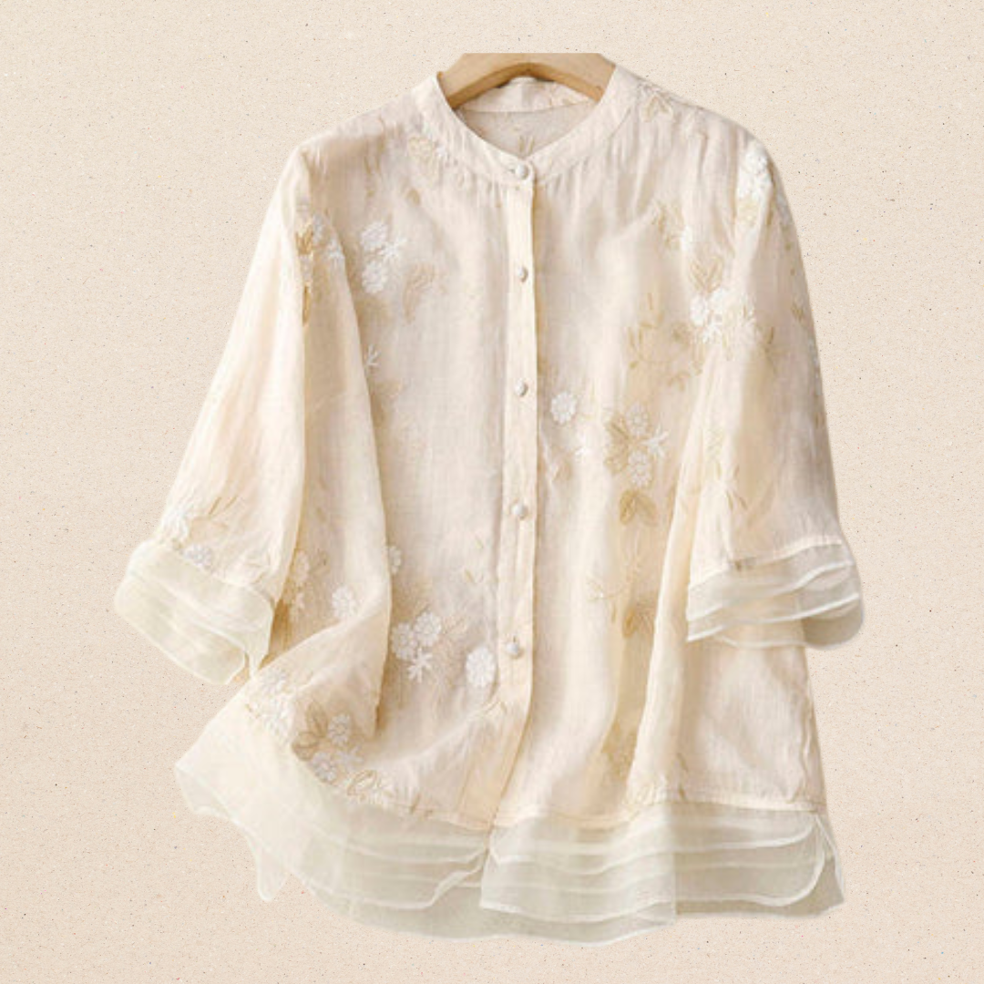 Eloise™ | Elegant Embroidered Blouse