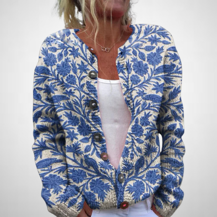 Alda™ | Floral Pattern Cardigan