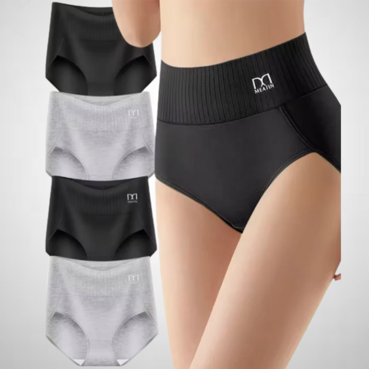 Floretti™ | High Waist Comfort Briefs (4 Pieces)