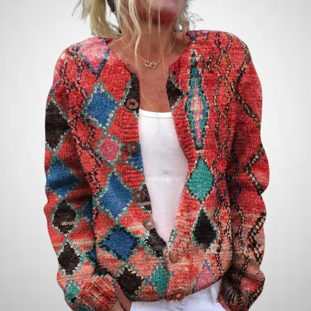 Alda™ | Floral Pattern Cardigan