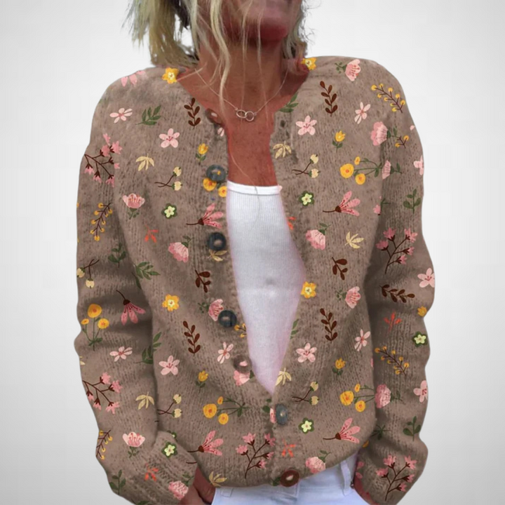 Alda™ | Floral Pattern Cardigan