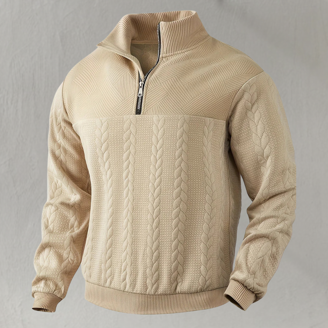 Raphael™ | Vintage Zip Up Sweater