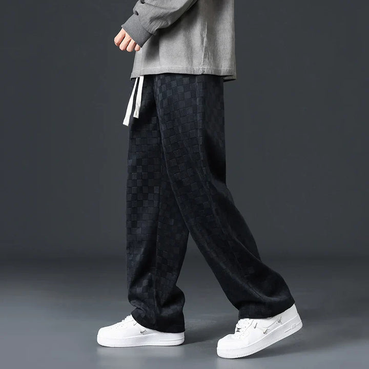 Hunter™ | Checkered Corduroy Sweatpants