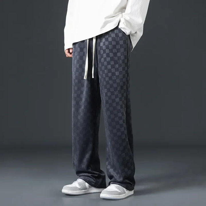 Hunter™ | Checkered Corduroy Sweatpants