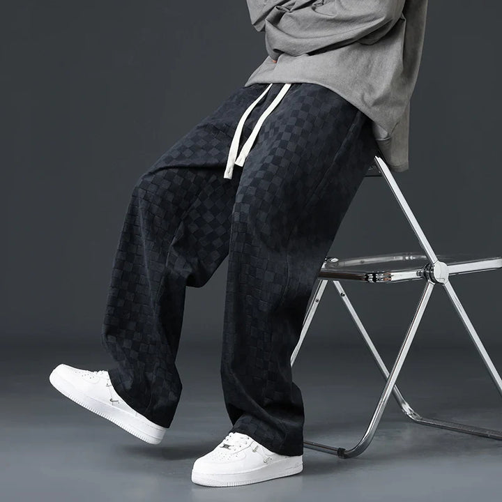 Hunter™ | Checkered Corduroy Sweatpants