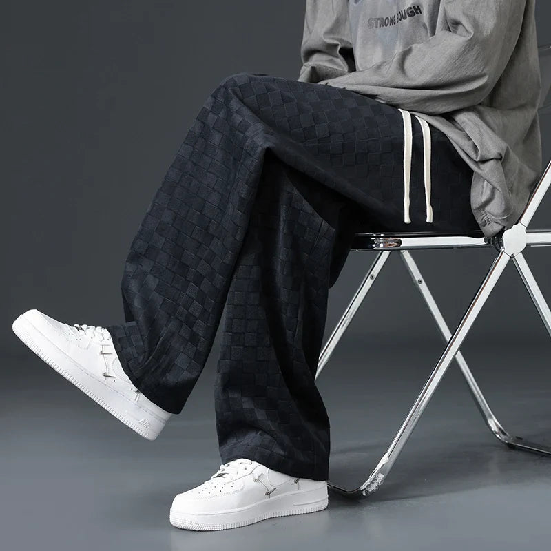 Hunter™ | Checkered Corduroy Sweatpants