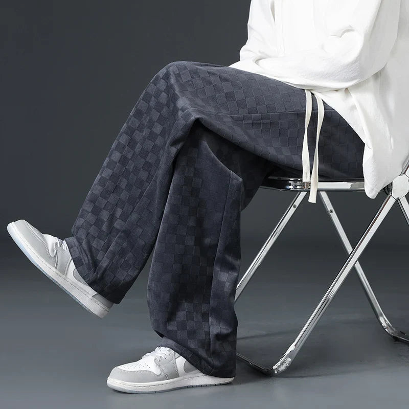 Hunter™ | Checkered Corduroy Sweatpants