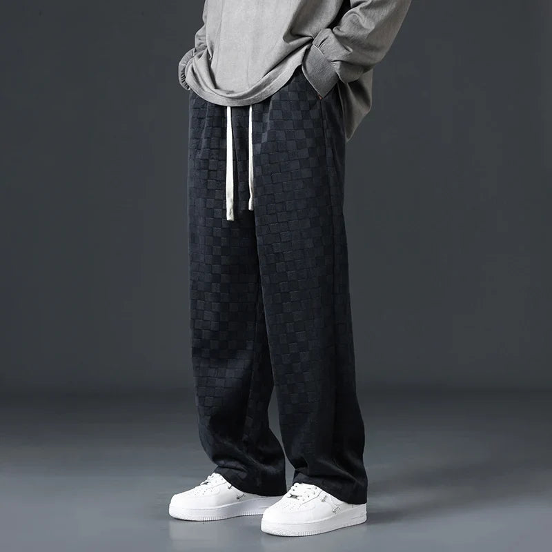 Hunter™ | Checkered Corduroy Sweatpants