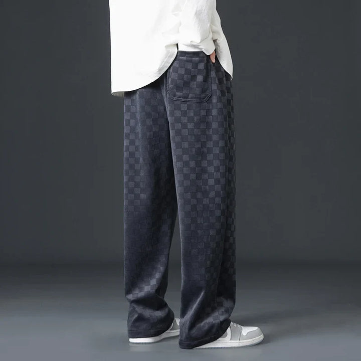 Hunter™ | Checkered Corduroy Sweatpants