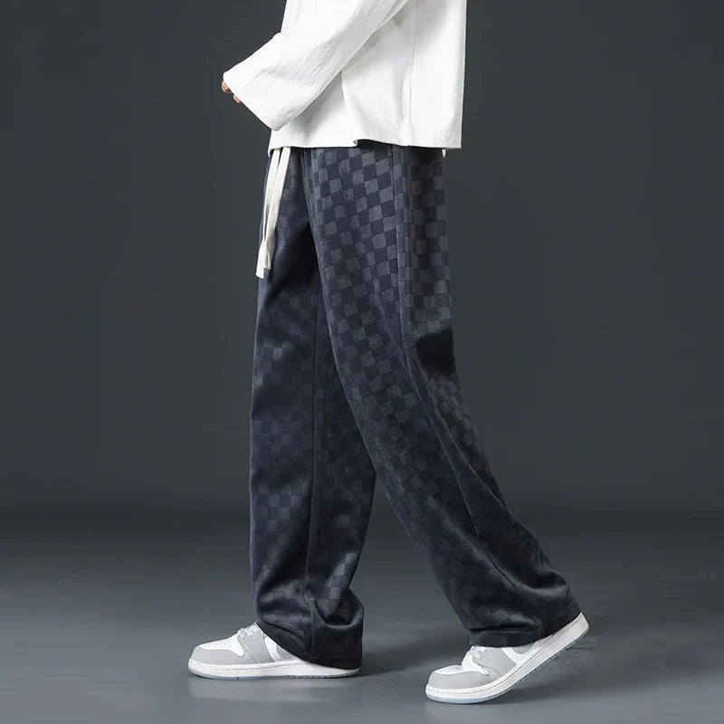 Hunter™ | Checkered Corduroy Sweatpants